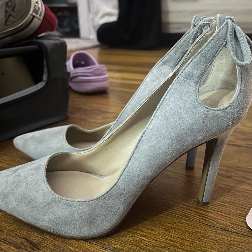 Elegant Light Gray Women's High Heel Shoes